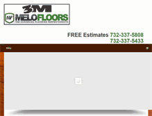 Tablet Screenshot of melofloors.com